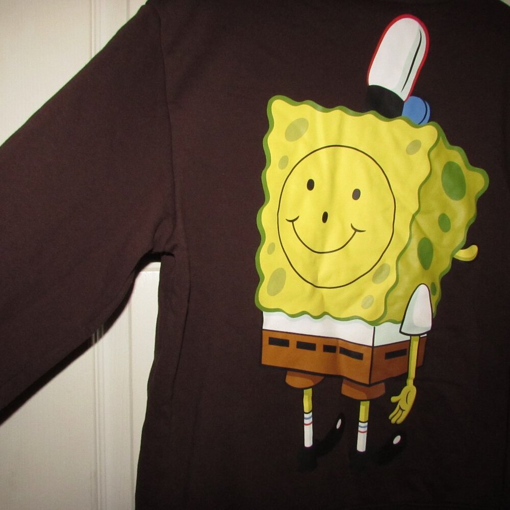 Spongebob Square Pants Hoodie Large FIRE - Picture 6 of 8
